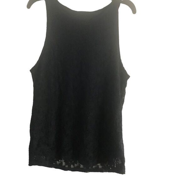 NWT self-esteem size medium black lace tank - Picture 2 of 8